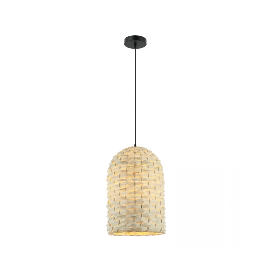 20152 BAMBOO PENDANT LIGHT E27 NATURAL SHADE- NATURAL ELEMENTS LIGHTS Zambelis Lights